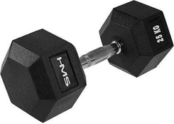 HMS hantelis Hex Pro guma 1 x 25 kg