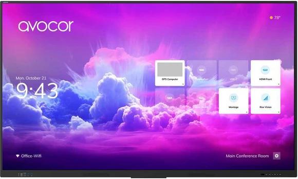 Monitorius Avocor AVOCOR E Serie AVE-6550 165cm 65''/