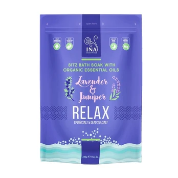 INA ESSENTIALS_Relax vonios druska su levandomis ir kadagiais 330g