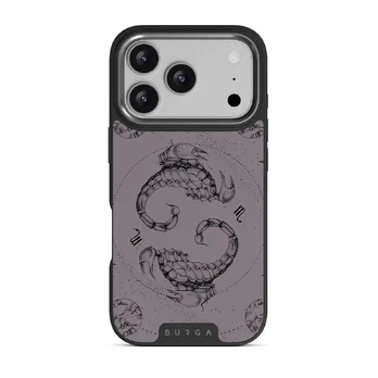 Scorpio - iPhone 17 Pro Case, Elite Dark (MagSafe) / Gunmetal / Purple