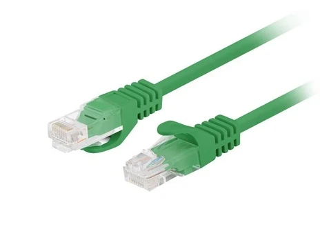 PATCHCORD KAT.6 UTP 1M Žalias FLUKE PASSED LANBERG 10-PACK