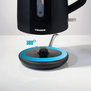 Virdulys Elektrinis virdulys Tiross Ts-2707, 2200w, 1.7l, juodas