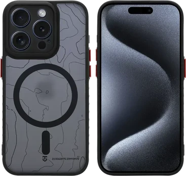 Dėklas Tactical MagForce Warthog Cover for Apple iPhone 15 Pro Asphalt