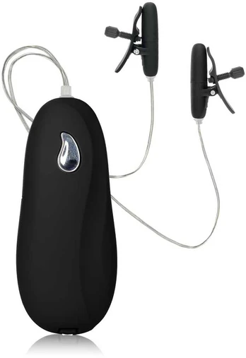 CALEX VIBR HEATED NIPPLE TEASERS BLACK