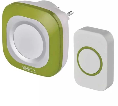 Emos Wireless doorbell P5733G for socket žalias