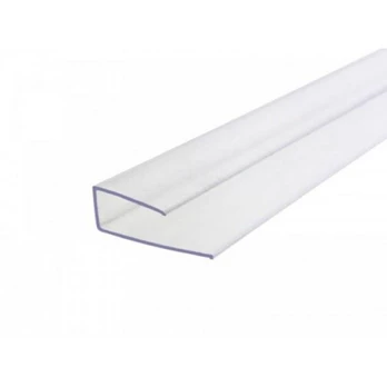 Polikarbonato profilis U, 1 x 210 cm