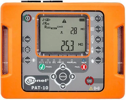 Sonel Elektros įrangos saugos gabaritas PAT-10 (WMPLPAT10)
