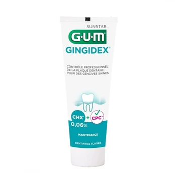 GUM Gingidex 0,06% dantų pasta dantenų priežiūrai 75 ml