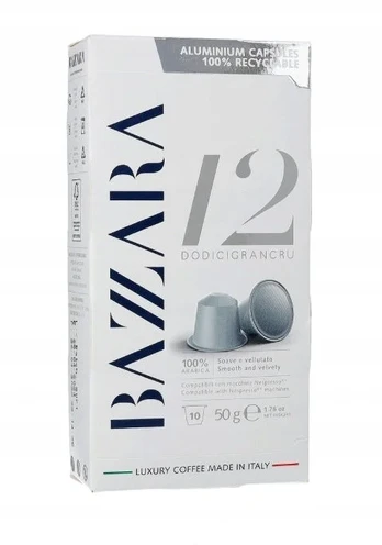 Bazzara Dodicigrancru kapsulės Nespresso kavai, 10 vnt.