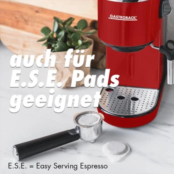 „Gastroback 42719 Design Espresso Piccolo“ raudona