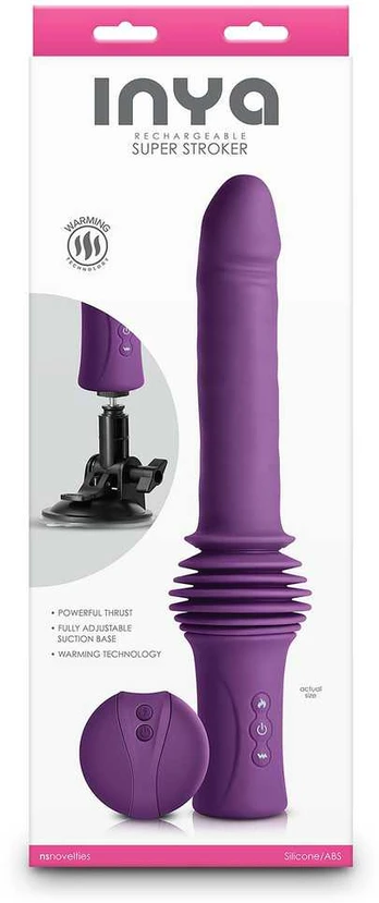 Ns novelties INYA SUPER STROKER purpurinis