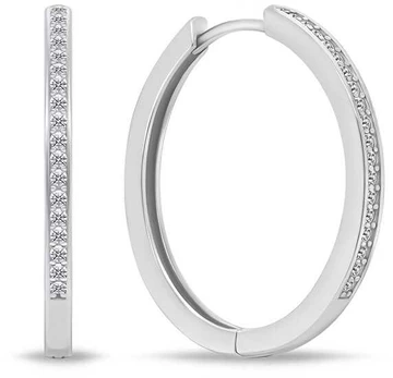 Brilio Silver Brilio Sidabrinis Charming sidabrinis hoop earrings PE048