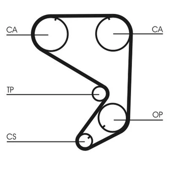 CONTI CT 652 Timing belt