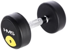 Guminis hantelis HMS HG Pro - 9kg kaina
