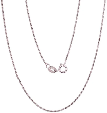 Sidabrinė grandinėlė Rope 1,1 mm - 2.5 g. - 45 - 1,1 mm.