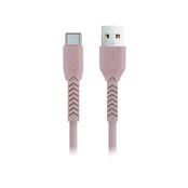 Maxlife MXUC-04 cable USB - USB-C 1,0 m 3A pink kaina
