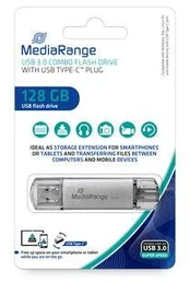 MEMORY DRIVE FLASH USB3.2/128GB MR938 MEDIARANGE