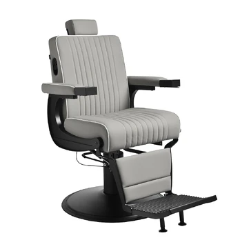 Kirpyklos kėdė Gabbiano Barber Chair Levi Grey
