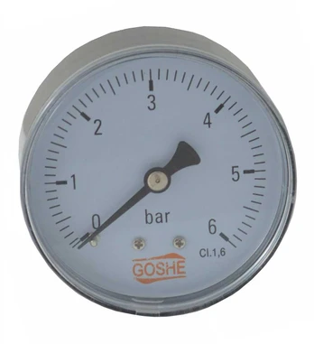 Manometras gulščias 10bar 1/4