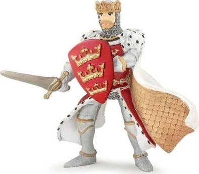 Papo King Arthur raudona figūra