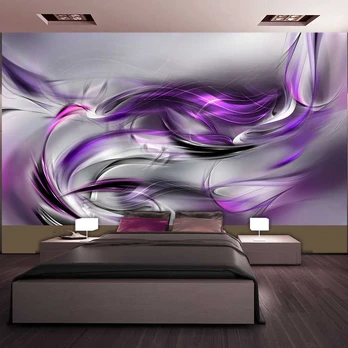 Artgeist Fototapetas - Violetinė Swirls II