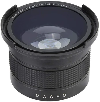 Tosuny 52 mm 0,35 x plataus kampo objektyvas "žuvies akis"