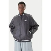 adidas Bomber striukė Stadium JZ6919 Pilka Loose Fit