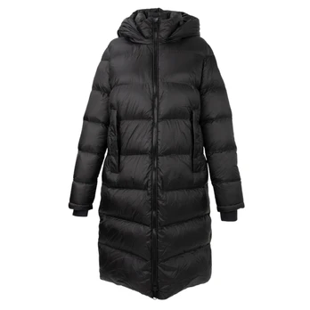 Pūkinė striukė moterims, Juoda, Jackets
