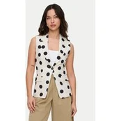 ONLY Liemenė Viesta 15375017 Kreminė Slim Fit