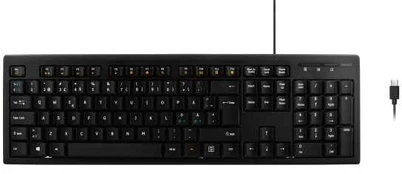 Deltaco Fullsize wired USB-C Keyboard,105 keys,USB-C 1.8m connection
