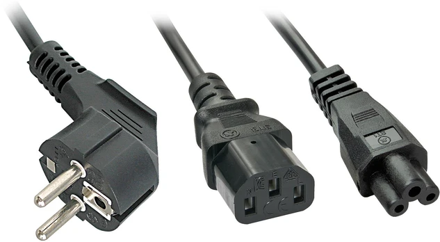 Lindy Schuko IEC C13 & C5 - 30047 maitinimo laidas