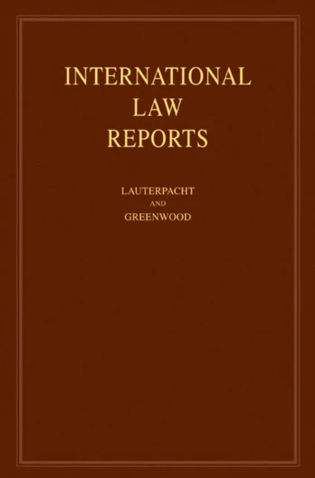 International Law Reports