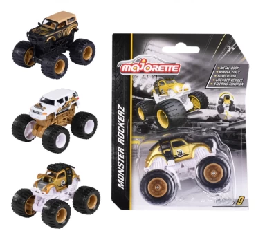 Važiuoklė Majorette Limited Edition 9 Monster Rockerz - 3 rodzaje