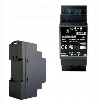 15v 30w 2a Led maitinimo šaltinis ant Din bėgelio Dc transformatorius Pakeičia Hdr-30-15