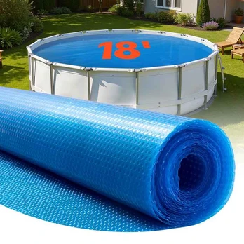 Apvalus 5.49m baseino saulės dangtis