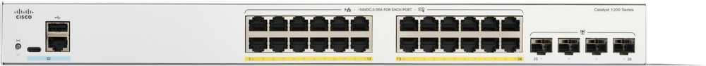 Šakotuvas „Cisco Catalyst C1200-24FP-4G“