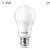 "Philips" LED lempa E27 13W 1.521lm 2.700K matinė 2vnt