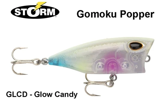 Vobleris Storm Gomoku Popper GPO Glow Candy 4 cm