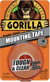 Gorilla tape Mounting Clear 1.5m | 3044101 kaina