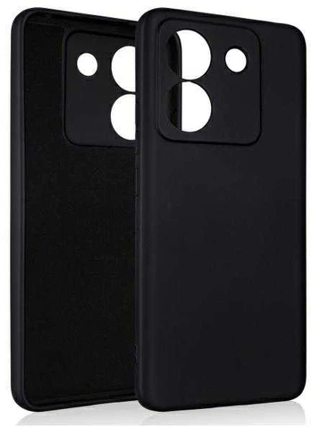 Dėklas Beline Silicone do Poco M7 Pro juoda