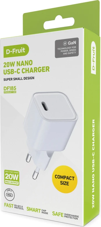 D-Fruit charger 20W Nano USB-C DF185