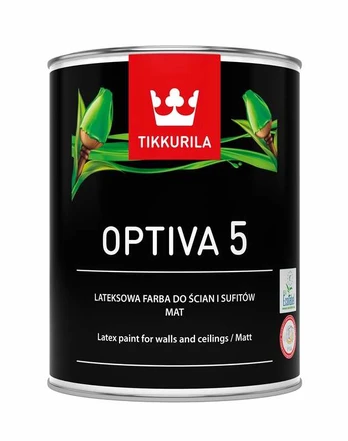 Tikkurila Krāsa optiva 5 eco bc 0.9l