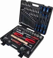 1/4"-1/2" universalus įrankių komplektas, 97 vnt, KS Tools kaina