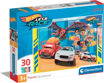 Clementoni CLE puzzle 30 SuperKolor Hot Wheels 20284