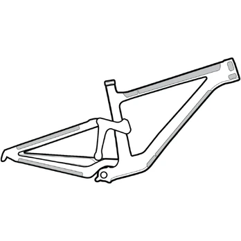 Lizard Skins Clear Protective klijuojama rėmo apsauga | Frame Kit
