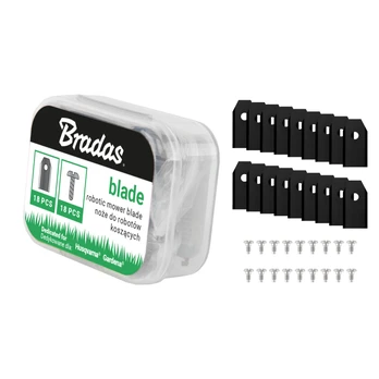 Peiliukai robotui Bradas Titan, juoda, 18 vnt.