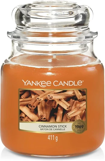 Kvapioji žvakė "cinnamon Stick" stiklainyje, iki 75 val.