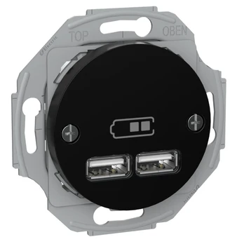 Renova juodas USB lizdas : Spalva - Juoda