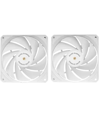Mars Gaming MFNCLX2W PWM Fan kit 2x 120mm / FDB