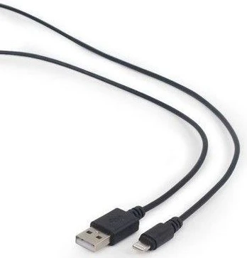 Gembird CC-USB2-AMLM-1M USB kabelis USB A Micro-USB B/Lightning Juoda